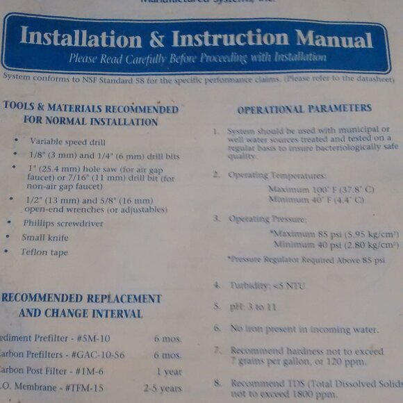 Premier Reverse Osmose Filtration - Picture 3 of 4